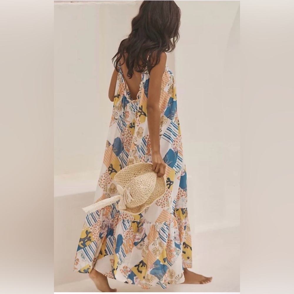 Anthropologie "The Malika" printed maxi dress - Picture 2 of 4